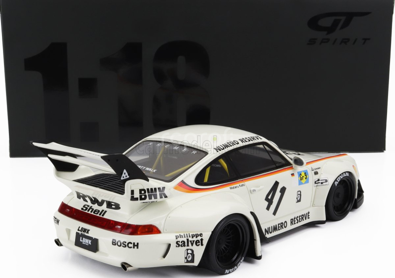 Gt-spirit Porsche 911 993 Rwb Bodykit Kato-san N 41 Racing 1993 1:18 Bílá