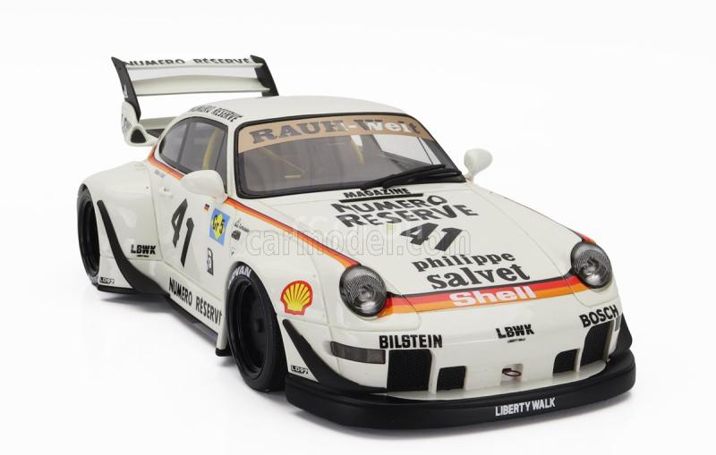 Gt-spirit Porsche 911 993 Rwb Bodykit Kato-san N 41 Racing 1993 1:18 Bílá