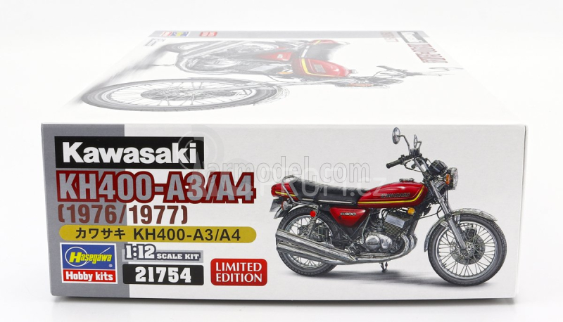 Hasegawa Kawasaki Kh400 A3/a4 Motorcycle 1976 1:12 /