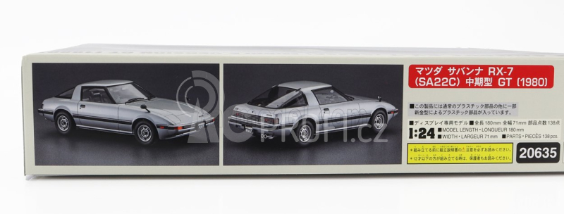 Hasegawa Mazda Savanna Rx-7 Sa22c Middle Version Gt 1980 1:24 /