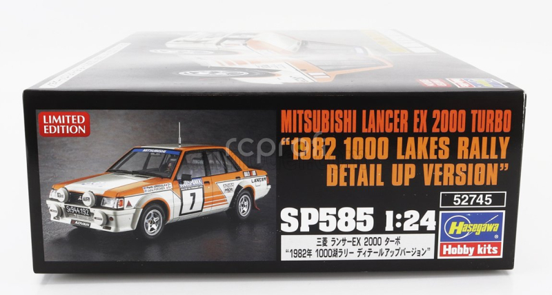 Hasegawa Mitsubishi Lancer Ex 2000 Turbo N 7 Rally 1000 Lakes 1982 Pentti Airikkala - Juha Piironen 1:24 /