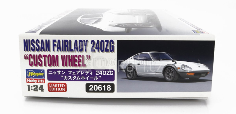 Hasegawa Nissan Fairlady 240zg Coupe Custom Wheels 1972 1:24 /