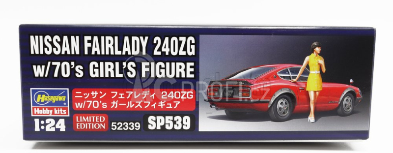 Hasegawa Nissan Fairlady 240zg Coupe With 70s Girl Figure 1972 1:24 /