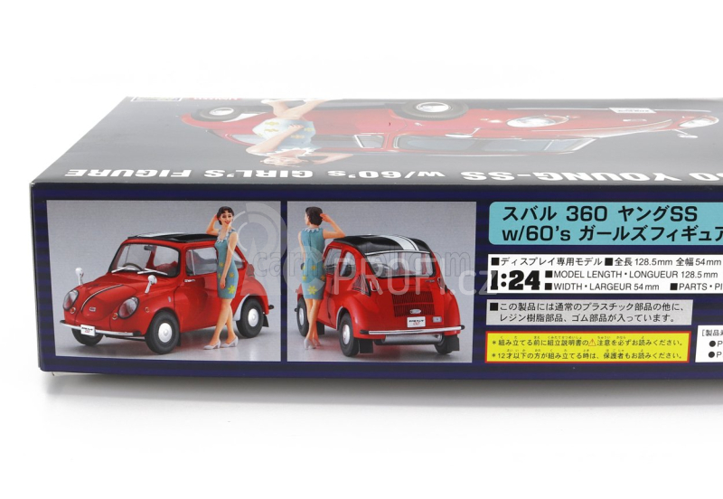 Hasegawa Subaru 360 Young-ss With Girl Figure 1958 1:24 /