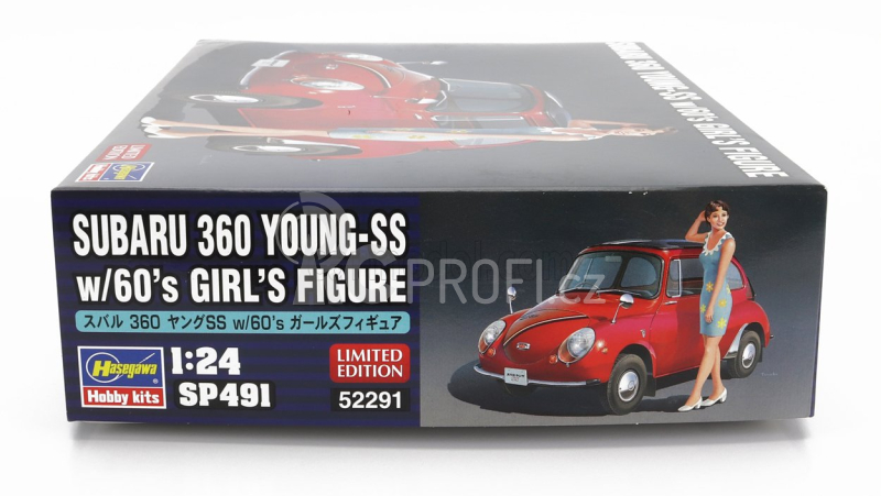 Hasegawa Subaru 360 Young-ss With Girl Figure 1958 1:24 /