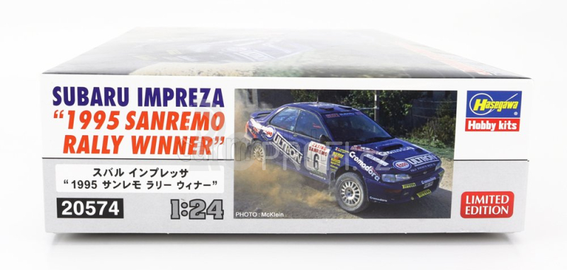 Hasegawa Subaru Impreza N 6 Winner Rally Sanremo 1995 A.alessandrini - P.liatti 1:24 /