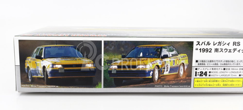 Hasegawa Subaru Legacy Rs N 18 Rally Sweden 1992 R.ericsson - O.carlsson 1:24 /