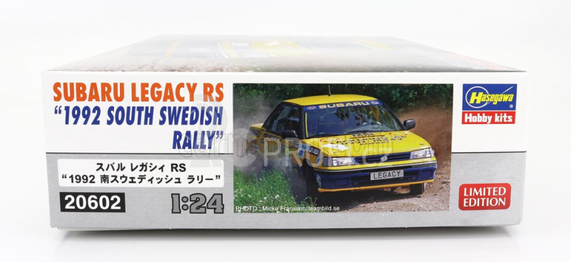 Hasegawa Subaru Legacy Rs N 18 Rally Sweden 1992 R.ericsson - O.carlsson 1:24 /