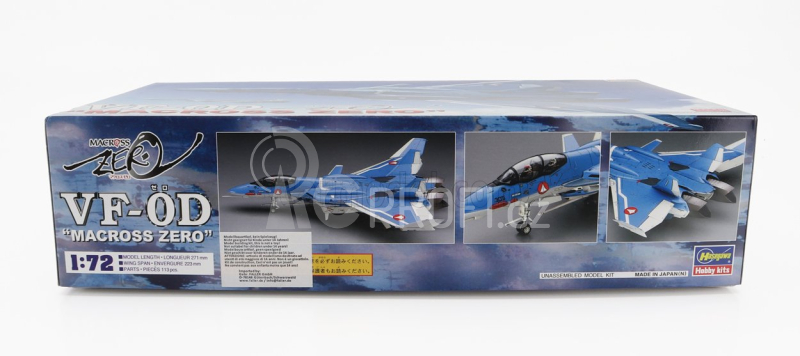 Hasegawa Tv series Vf-0d Variable Fighter Airplane Macross Zero 1:72 /