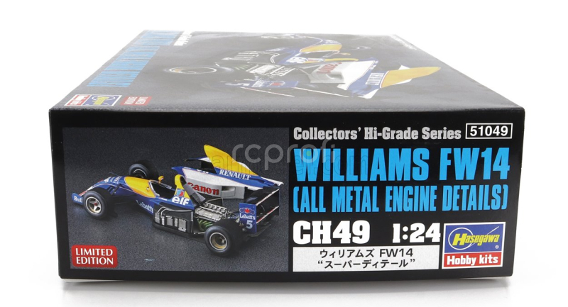 Hasegawa Williams F1 Fw14b Renault N 5 World Champion Season 1992 Nigel Mansell - All Metal Engine Datails 1:24 /