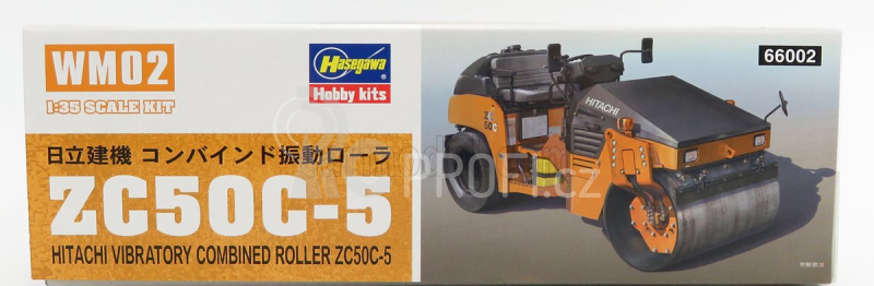 Hasegawa Yanmar Zc50c-5 Rullo Vibrante Monotamburo - Schiacciasassi - Stone Crusher Roll 1:35 /