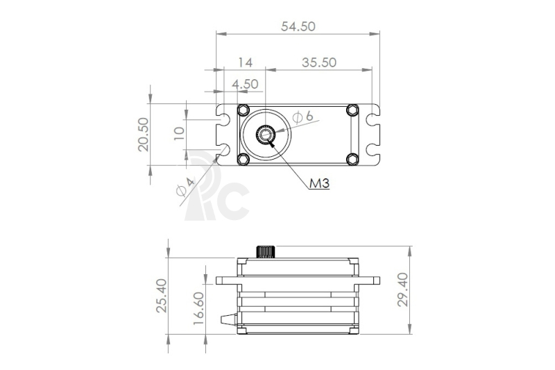 HBL550L (0.059s/60°, 15.0kg.cm)