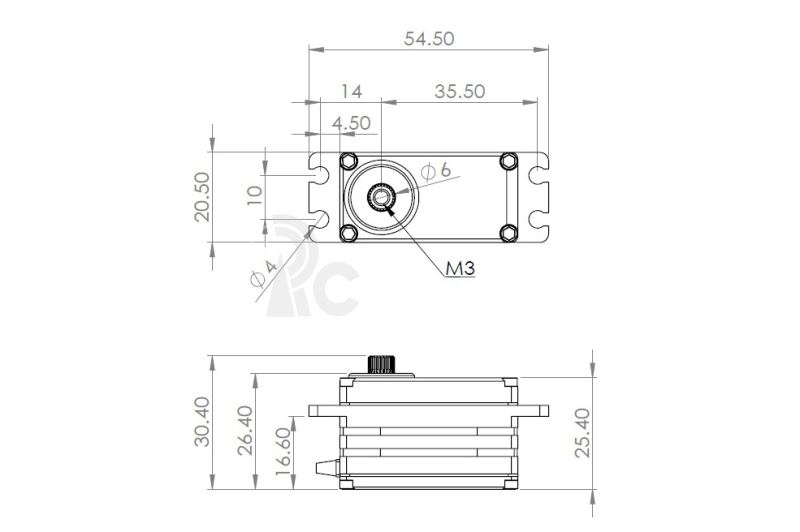 HBL550LX (0.083s/60°, 16.0kg.cm)