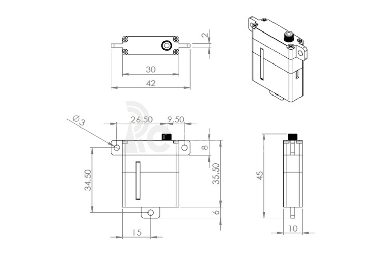 HBL6625 (0.11s/60°, 10.4kg.cm)