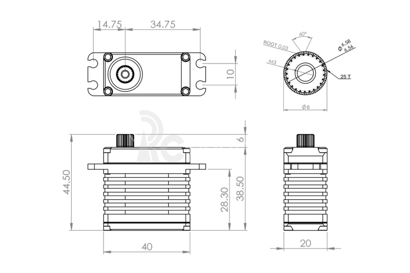 HBL880 (0.032s/60°, 11.2kg.cm)