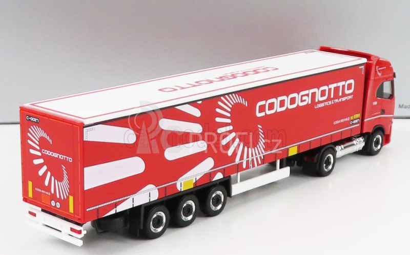 Herpa Iveco fiat S-way Truck Telonato Codognotto Transports 2020 1:87 Red