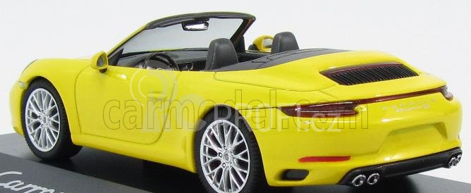 Herpa Porsche 911 991 4s Cabriolet 2015 1:43 Žlutá