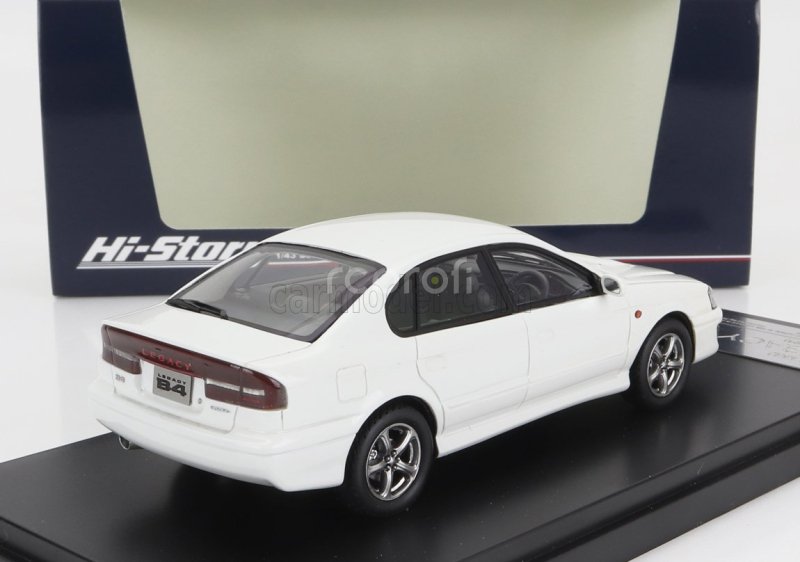 Hi-story Subaru Legacy B4 Rsk 2001 1:43 Bílá