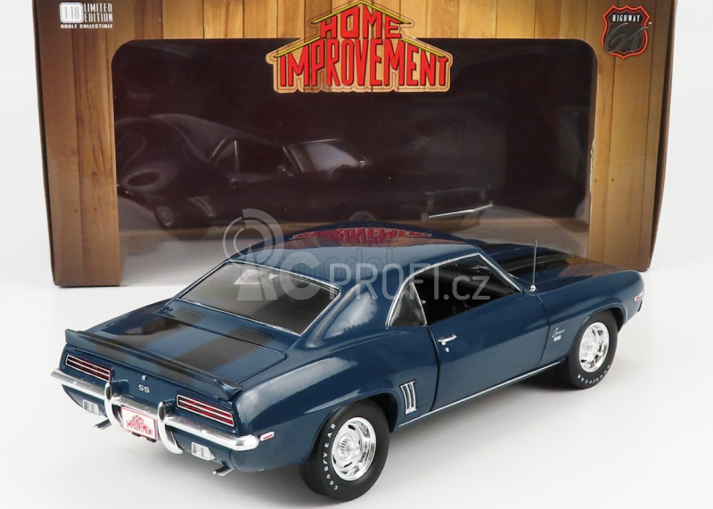 Highway61 Chevrolet Camaro Ss Coupe 1969 - The Improvement 1991-1999 1:18 Modrá Černá