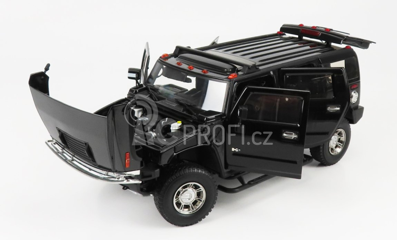 Highway61 Hummer H2 Police 2006- Ncis 1:18 Tmavě Šedá