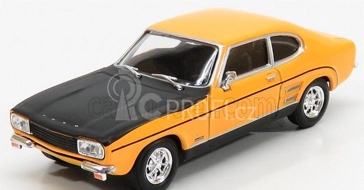 Hongwell Ford england Capri Rs 1970 1:43 Žlutá Matná Černá