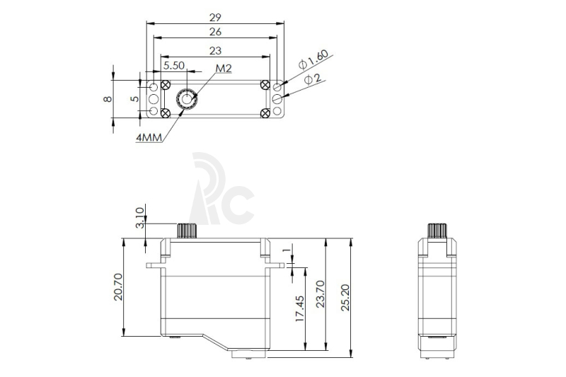 HV6120H (0.08s/60°, 5.4kg.cm)