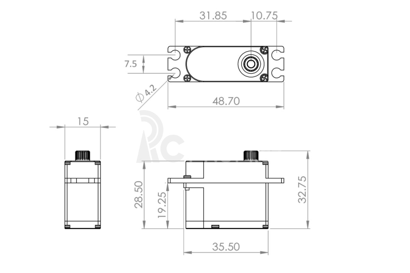 HV9780 (0.04s/60°, 4.5kg.cm)