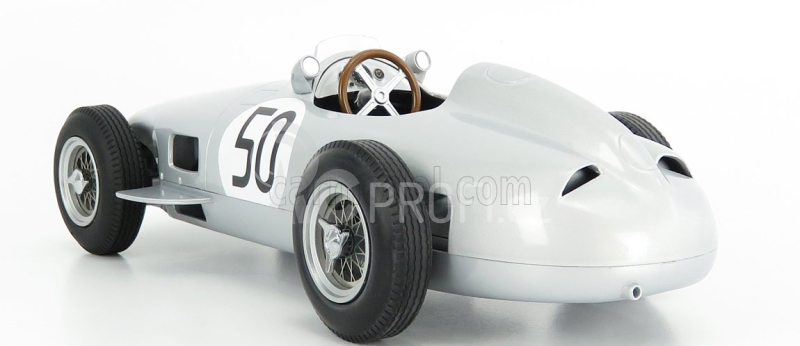 I-scale Mercedes benz F1  W196 N 50 4th British Gp 1955 P.taruffi 1:18 Silver