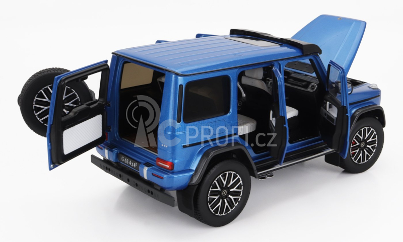 I-scale Mercedes benz G-class G63 4x4 4.0 V8 Biturbo 585cv Amg 2020 1:18 Modré Jižní Moře