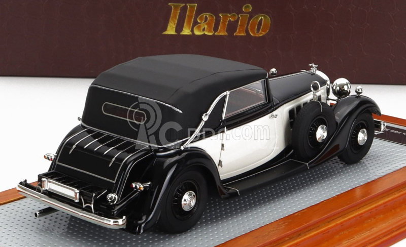 Ilario-model Horch 780 Sport Cabriolet Closed 1933 1:43 Bílá Černá