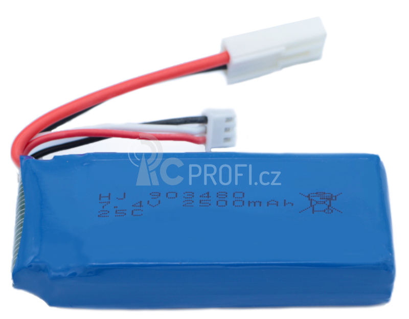 Akumulátor 2500mAh 7,4V Li-Pol