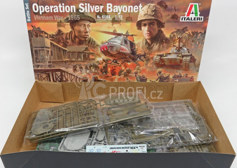 Italeri Accessories Diorama - War Battle Set - Operation Silver Bayonet Vietnam 1965 1:72 /