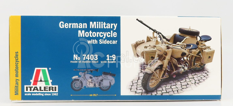 Italeri BMW R75 With Sidecar German Military 1941 1:9 /