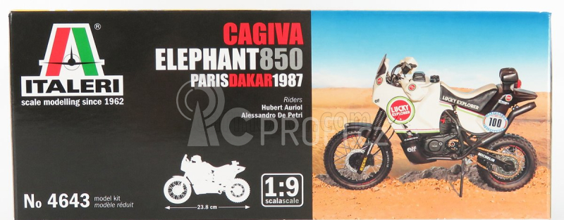 Italeri Cagiva Elephant 850 Rally Paris-dakar 1987 H.auriol - A.de Petri 1:9 /