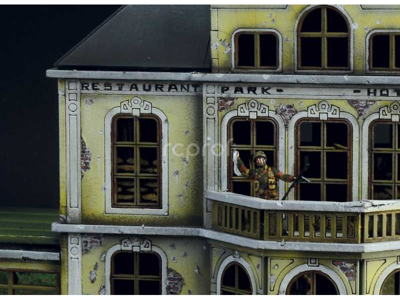 Italeri diorama - Hotel Hartenstein (1:72)