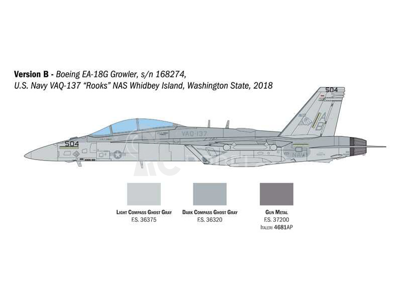 Italeri EA-18G Growler. (1:48)