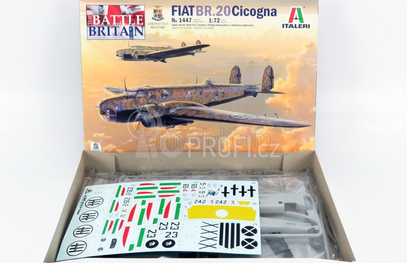 Italeri Fiat Br.20 Cicogna Airplane Military 1936 1:72 /