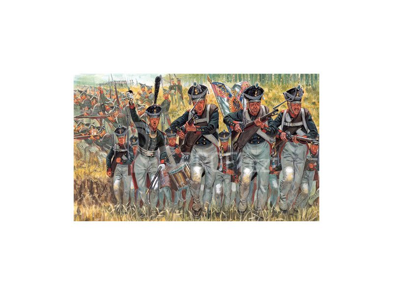 Italeri figurky - NAPOLEONIC WARS: RUSSIAN INFANTRY (1:72)