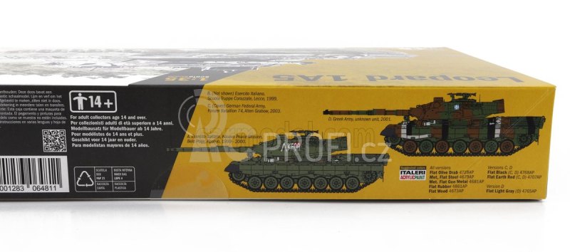 Italeri Krauss-maffei wegmann Tank Leopard 1 A5 1998 1:35 /