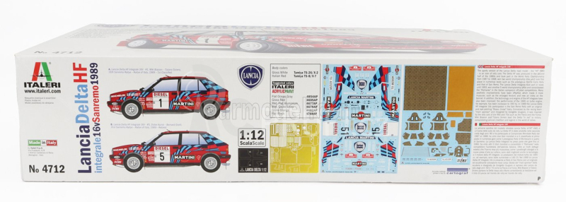 Italeri Lancia Delta Hf Integrale 16v Martini N 1 + N 5 1:12