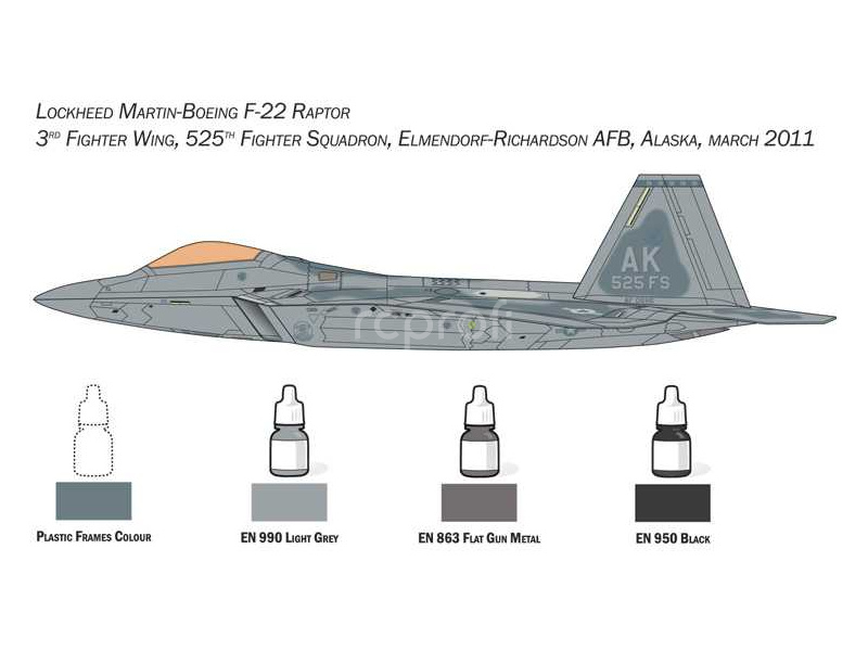 Italeri Lockheed F-22 Raptor (1:72)