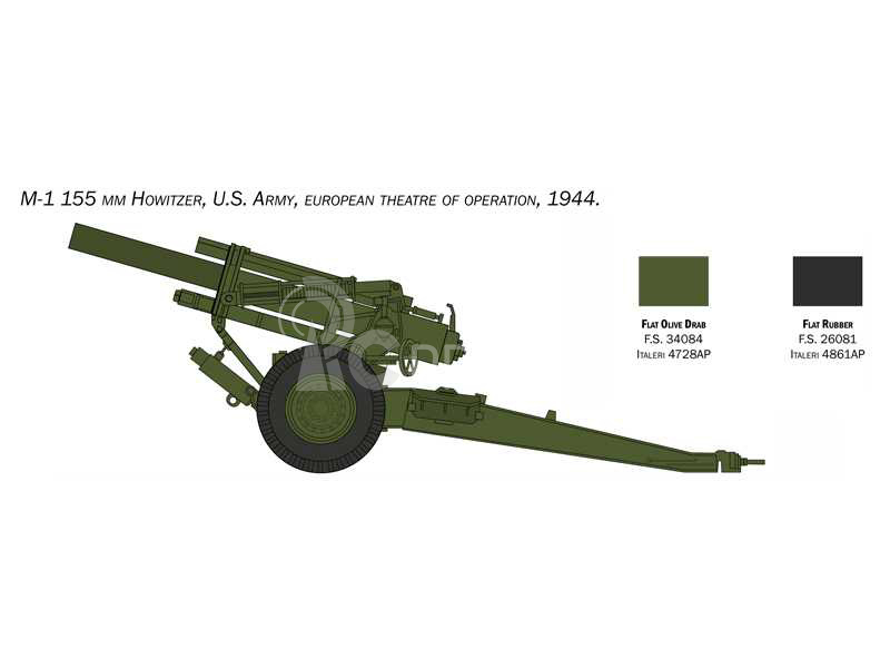 Italeri M1 155mm Howitzer (1:35)