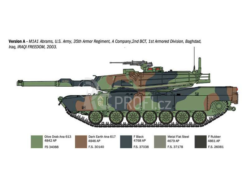 Italeri M1A1/A2 Abrams (1:35)