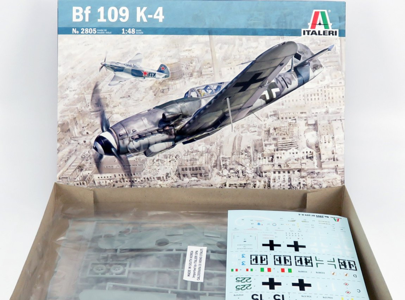 Italeri Masserschmitt Bf 109 K-4 Caccia Airplane 1936 1:48 /