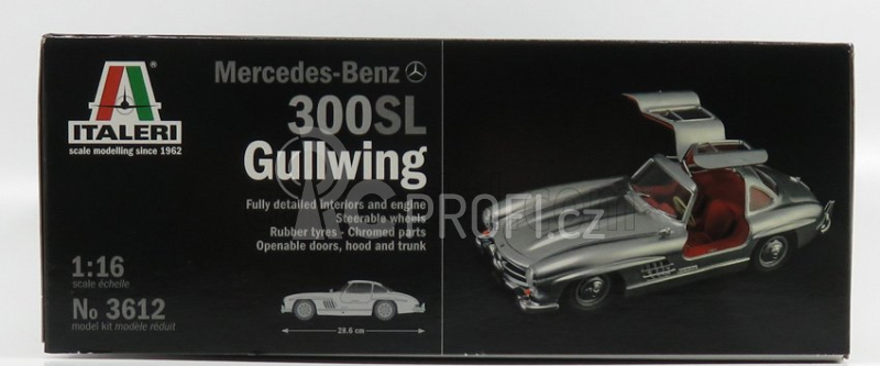 Italeri Mercedes benz 300sl Coupe Gullwing (w198) 1954 1:16 /