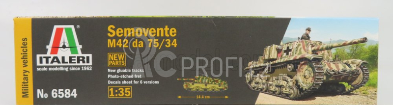 Italeri Mgmc Tank M42 Da 75/34 Semovente Military 1945 1:35 /