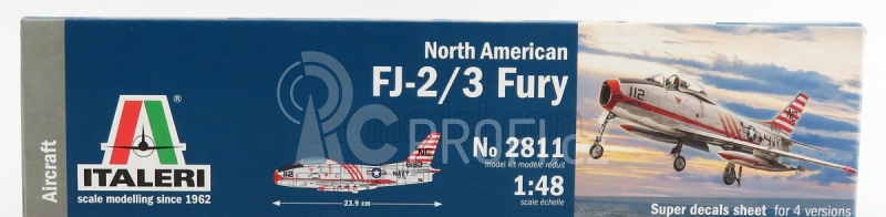 Italeri North american Fury Fj-2/3 Airplane Military 1960 1:48 /