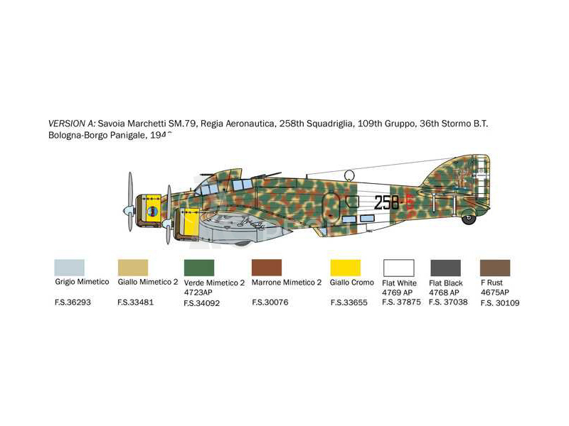 Italeri Savoia-Marchetti SM-79 Sparviero (1:72)