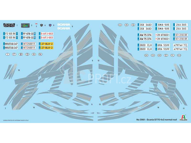 Italeri Scania 770S 4x2 Normal Roof (1:24)