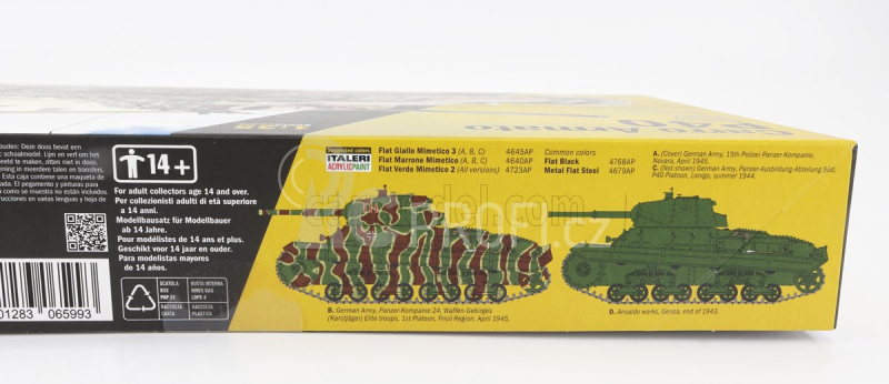 Italeri Tank P40 Carro Armato Military 1941 1:35 /